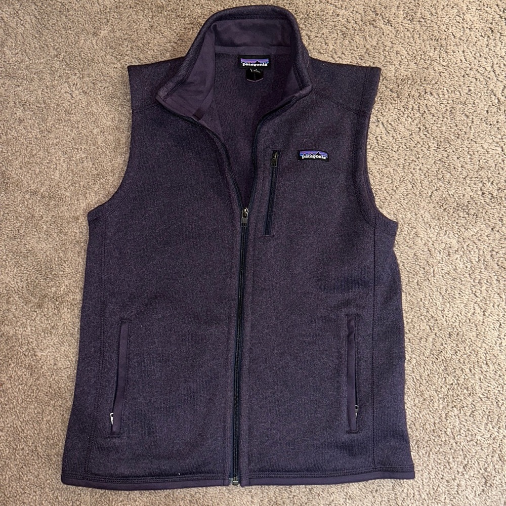 Patagonia Better Sweater Small Zip Up Purple Vest